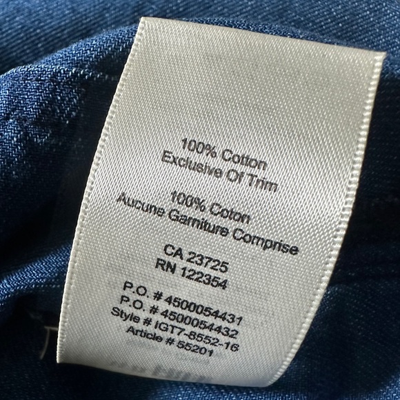 Aritzia Wilfred Free denim dress with pockets size xs - Picture 10 of 12